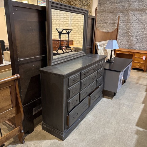 Used Progessive Willow Collection 11-Drawer w Mirror Dresser for sale on AptDeco