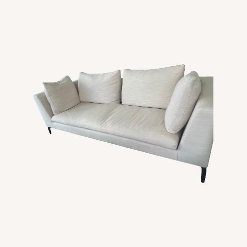Used Camerich Crescent White 3 Seater Sofa for sale on AptDeco
