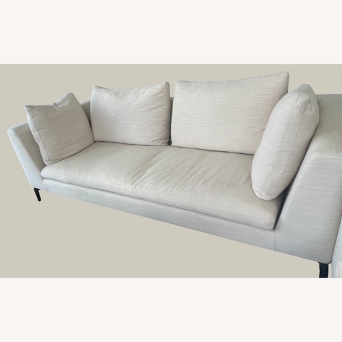 Used Camerich Crescent White 3 Seater Sofa for sale on AptDeco