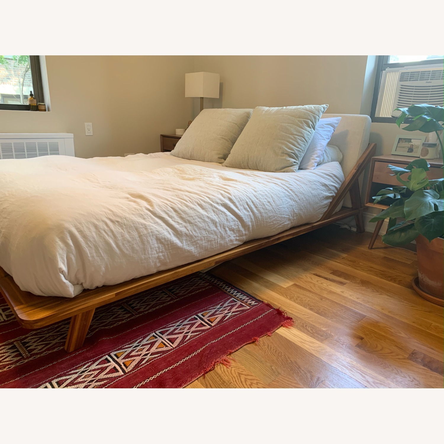 CB2 Drommen Acacia Wood Queen Bed - image-2