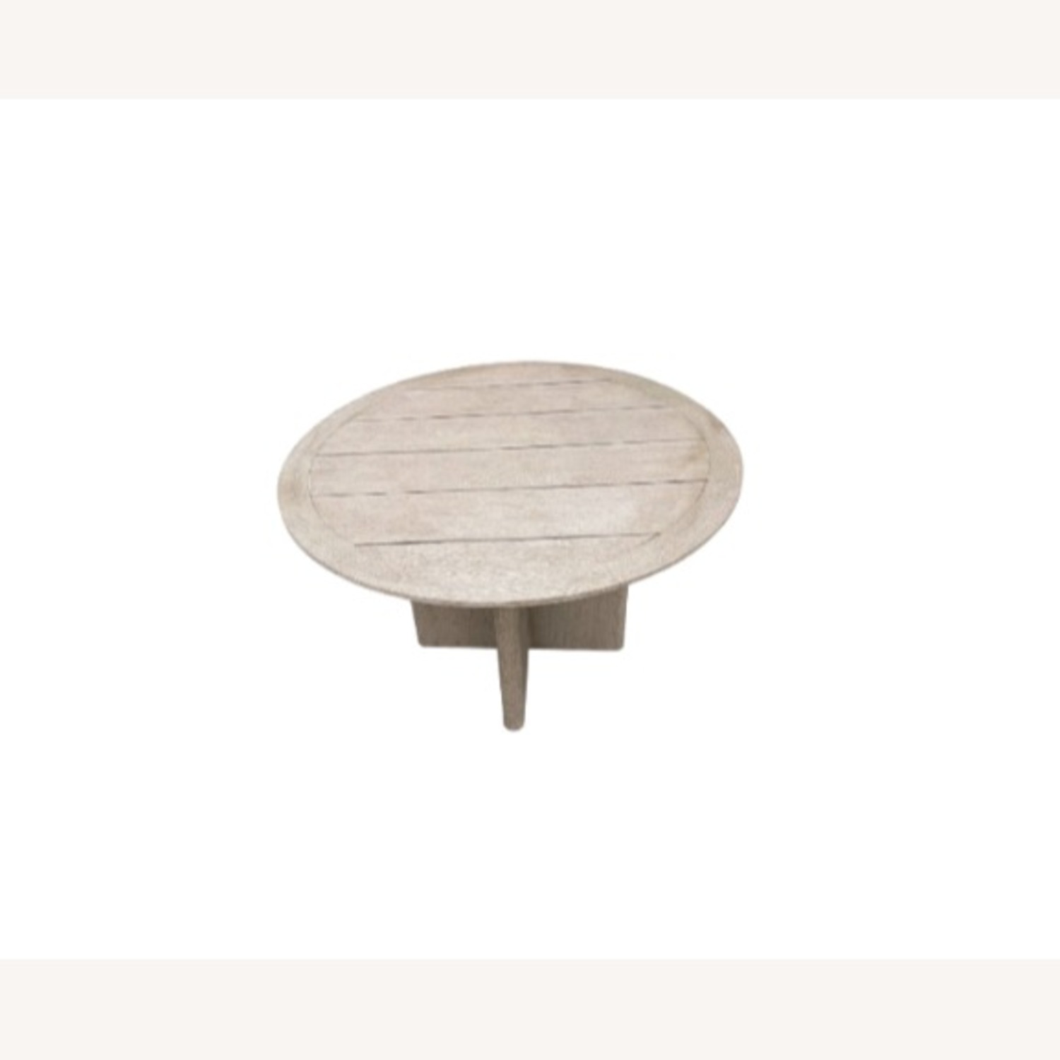 RH Balmain Round Teak Dining Table – 48" Weathered - image-11