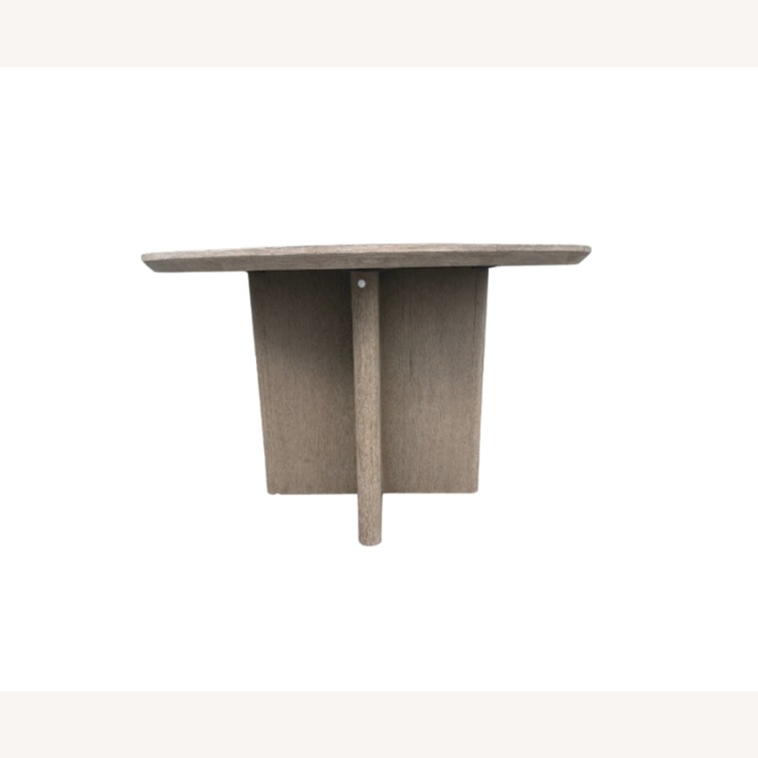 RH Balmain Round Teak Dining Table – 48" Weathered - image-6