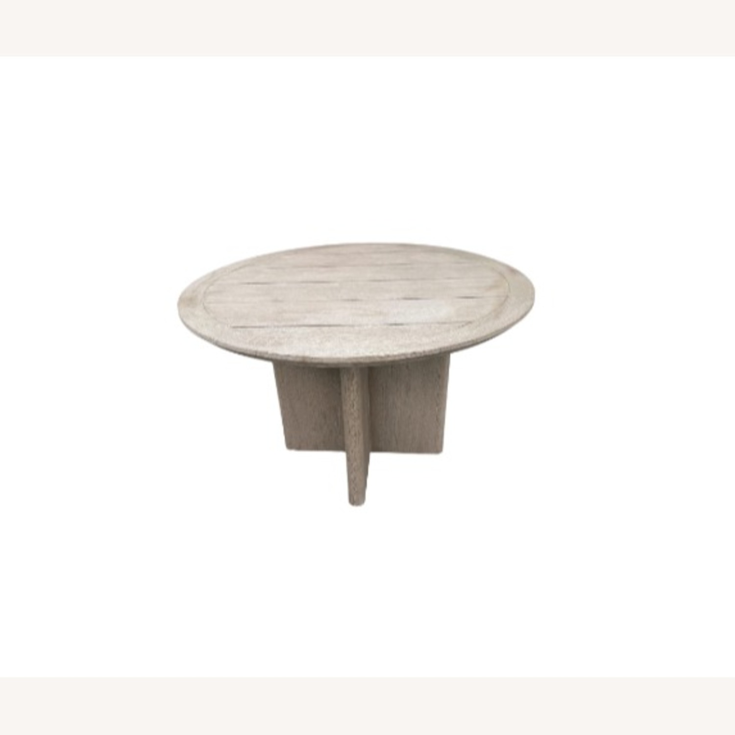 RH Balmain Round Teak Dining Table – 48" Weathered - image-15