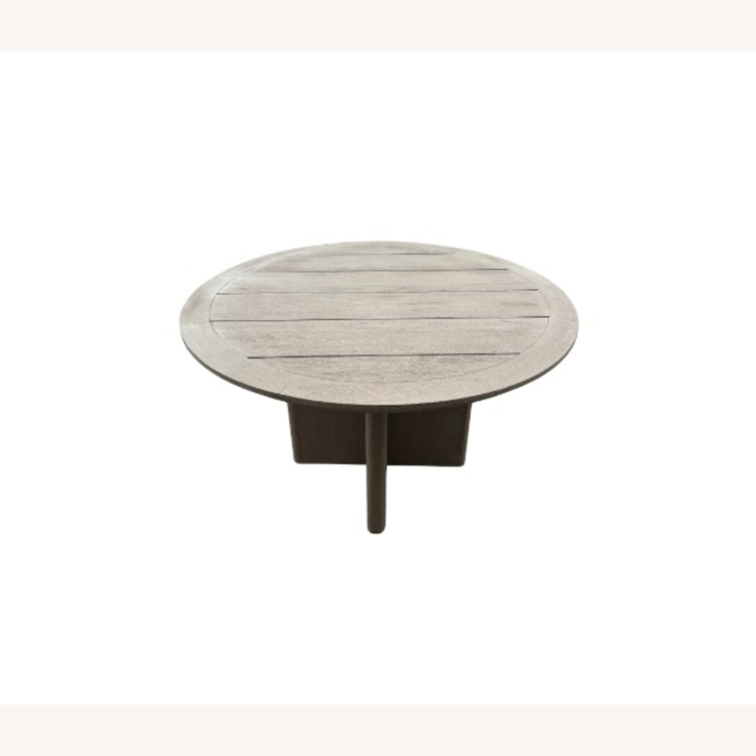 RH Balmain Round Teak Dining Table – 48" Weathered - image-9