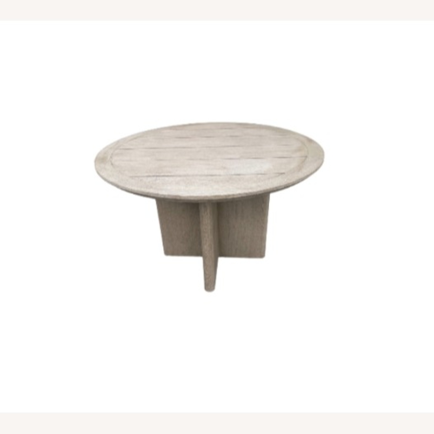 RH Balmain Round Teak Dining Table – 48" Weathered - image-17