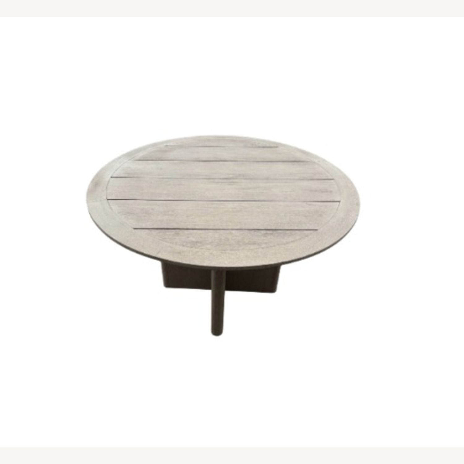 RH Balmain Round Teak Dining Table – 48" Weathered - image-16