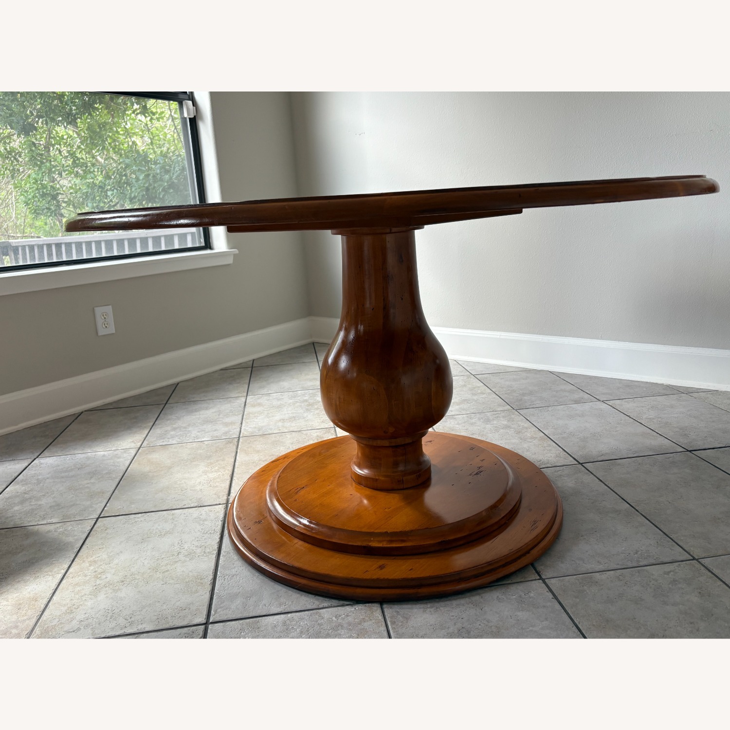 Hourglass Wood Coffee/Kitchen Table - image-4