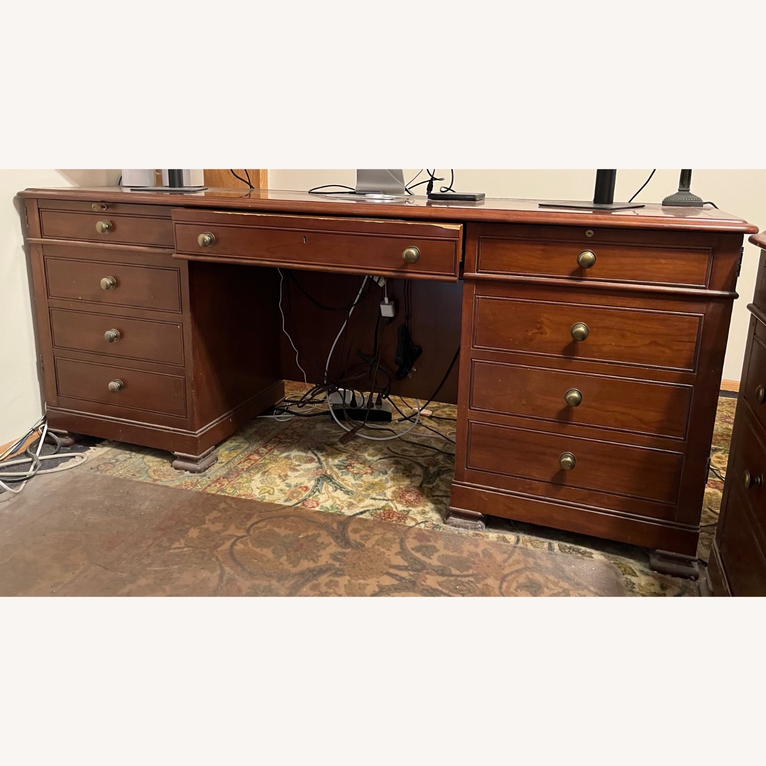 Sigh Desk and Matching Credenza - image-4