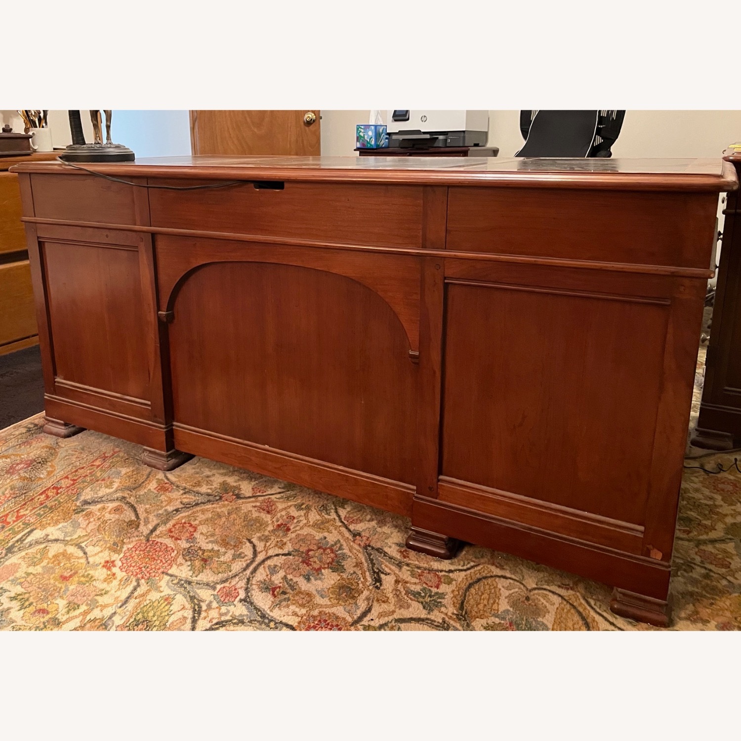 Sigh Desk and Matching Credenza - image-1