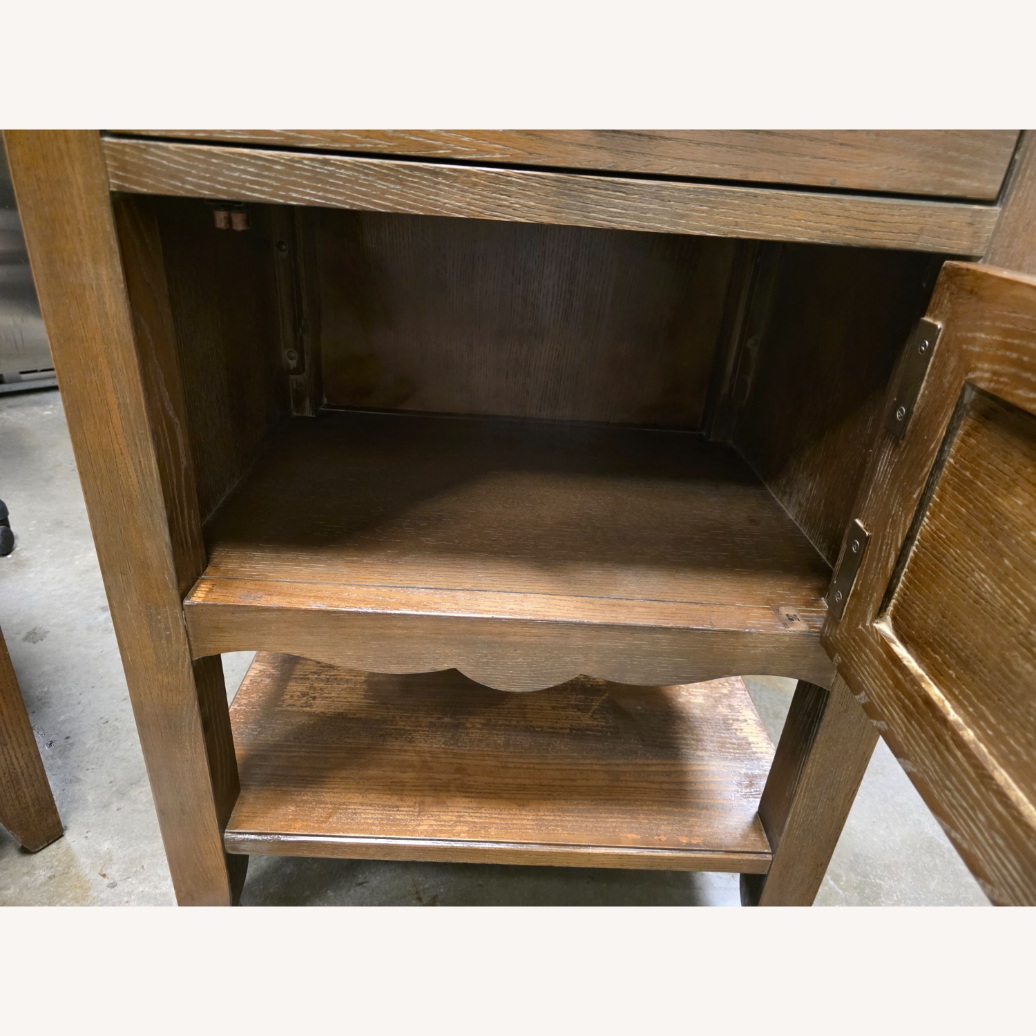 Arhaus Wooden Nightstand with Stone Top - image-9