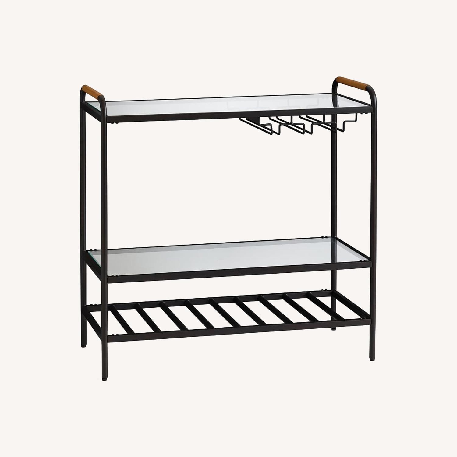 Pottery Barn Hugo Metal Bar Console - image-0