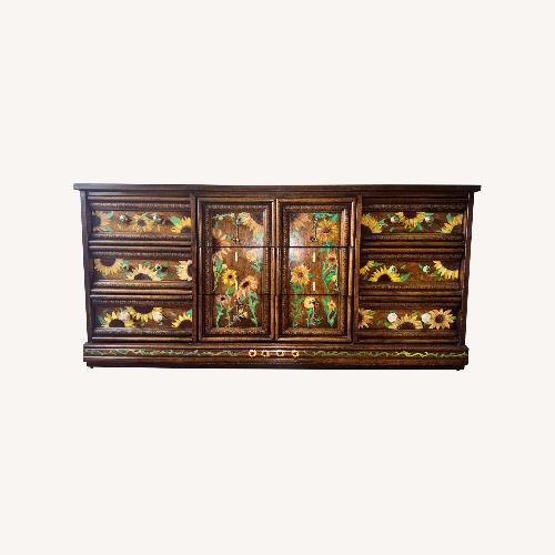Used Wooden Sunflower Dresser for sale on AptDeco