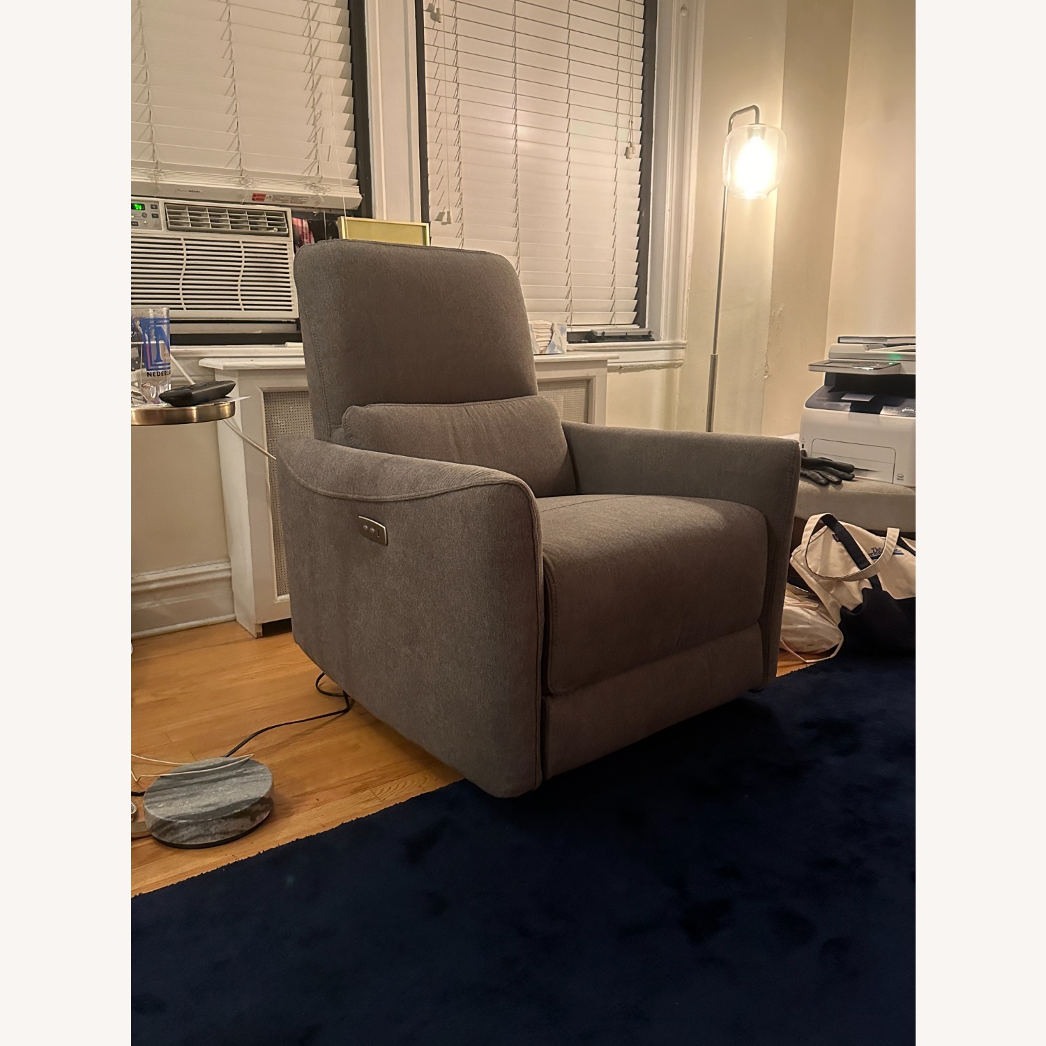 Modern Power Swivel Glider Recliner - image-1