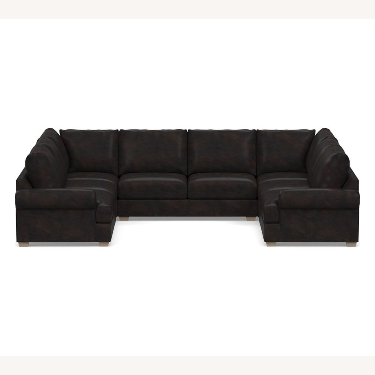 Genuine Leather Sectional - image-5