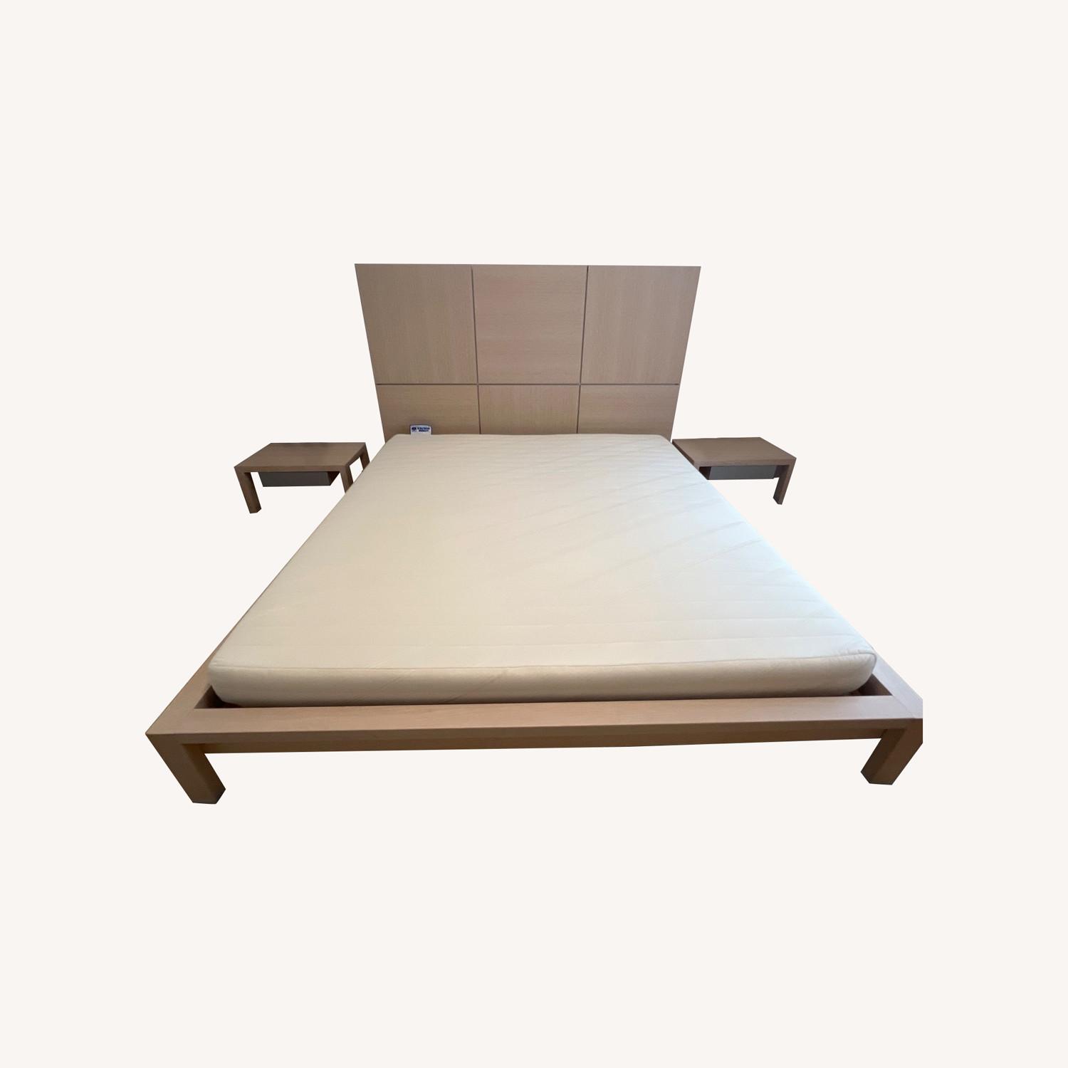 Ligne Roset Peter Maly Lumeo Bed and Nightstands - image-0