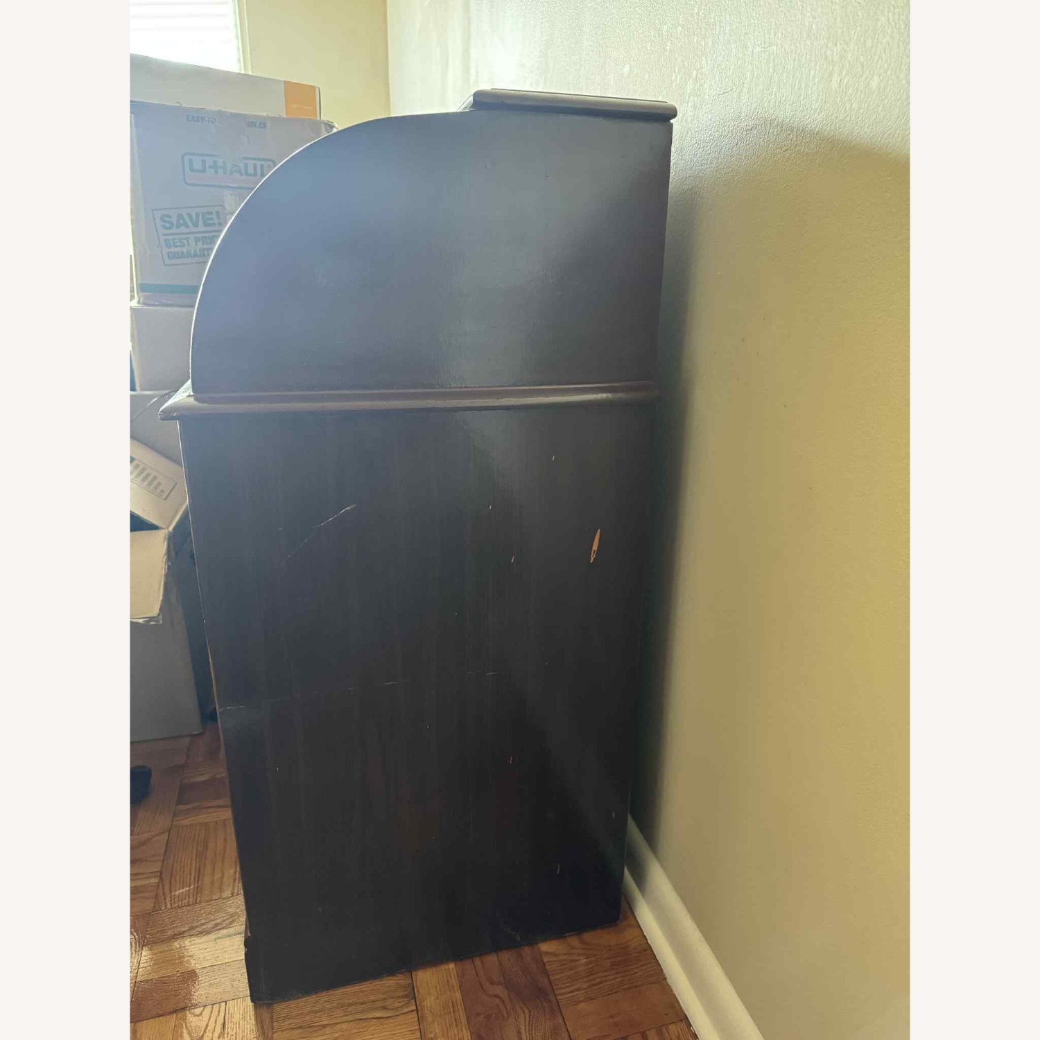 Refurbished Vintage Roll Top Wooden Desk - image-3