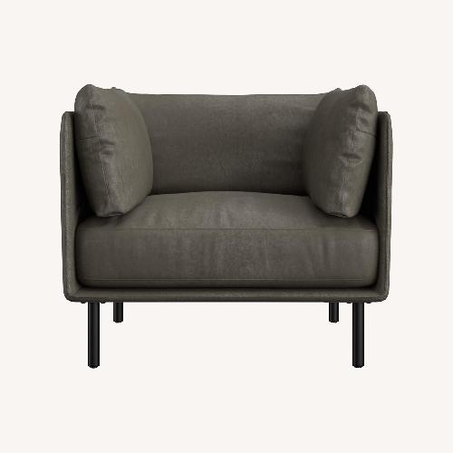 Used Crate & Barrel Wells Leather Chai for sale on AptDeco