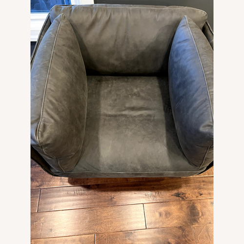 Used Crate & Barrel Wells Leather Chai for sale on AptDeco