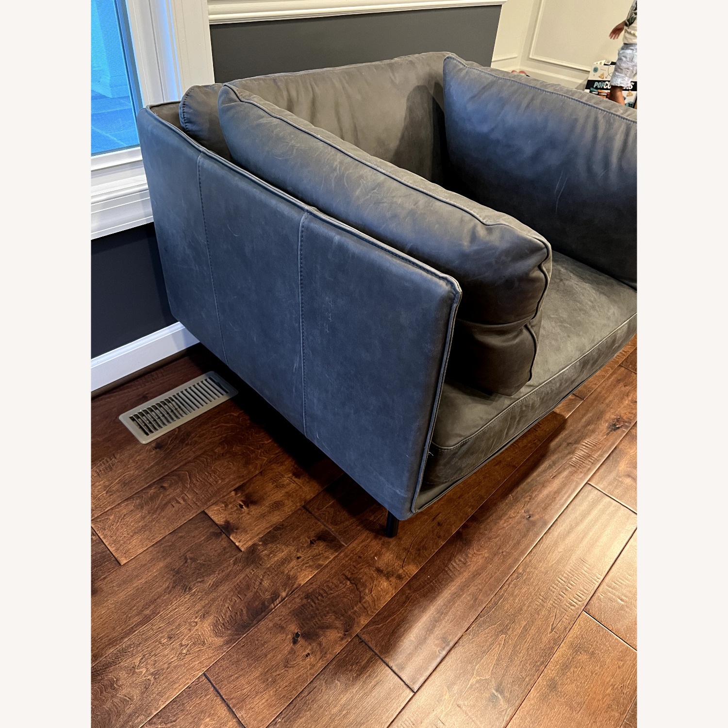 Crate & Barrel Wells Leather Chai - image-2