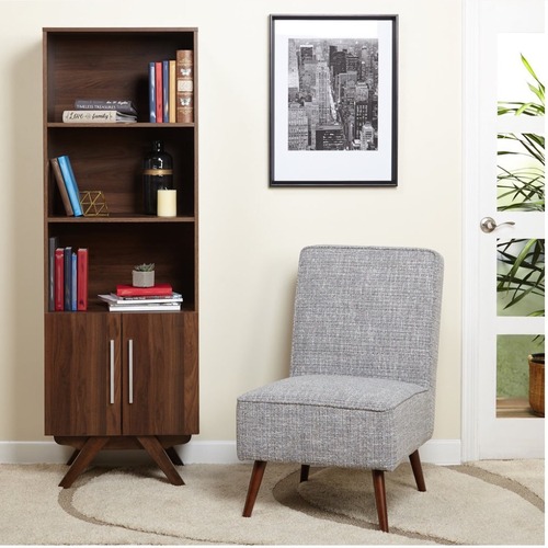 Used Mid-Century Modern Walnut Finish Bookcase for sale on AptDeco