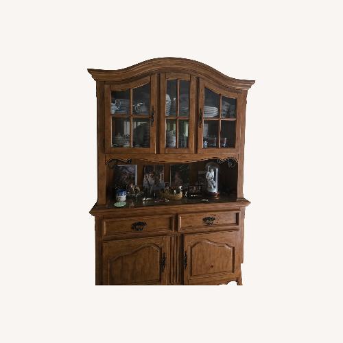 Used 100% Oak Wood China Closest/ China Set  for sale on AptDeco