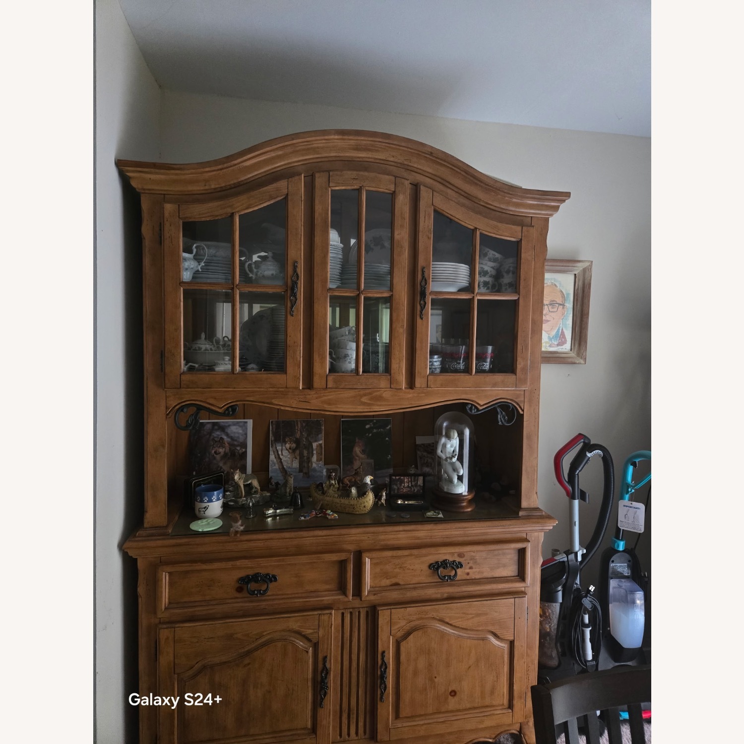 100% Oak Wood China Closest/ China Set - image-1