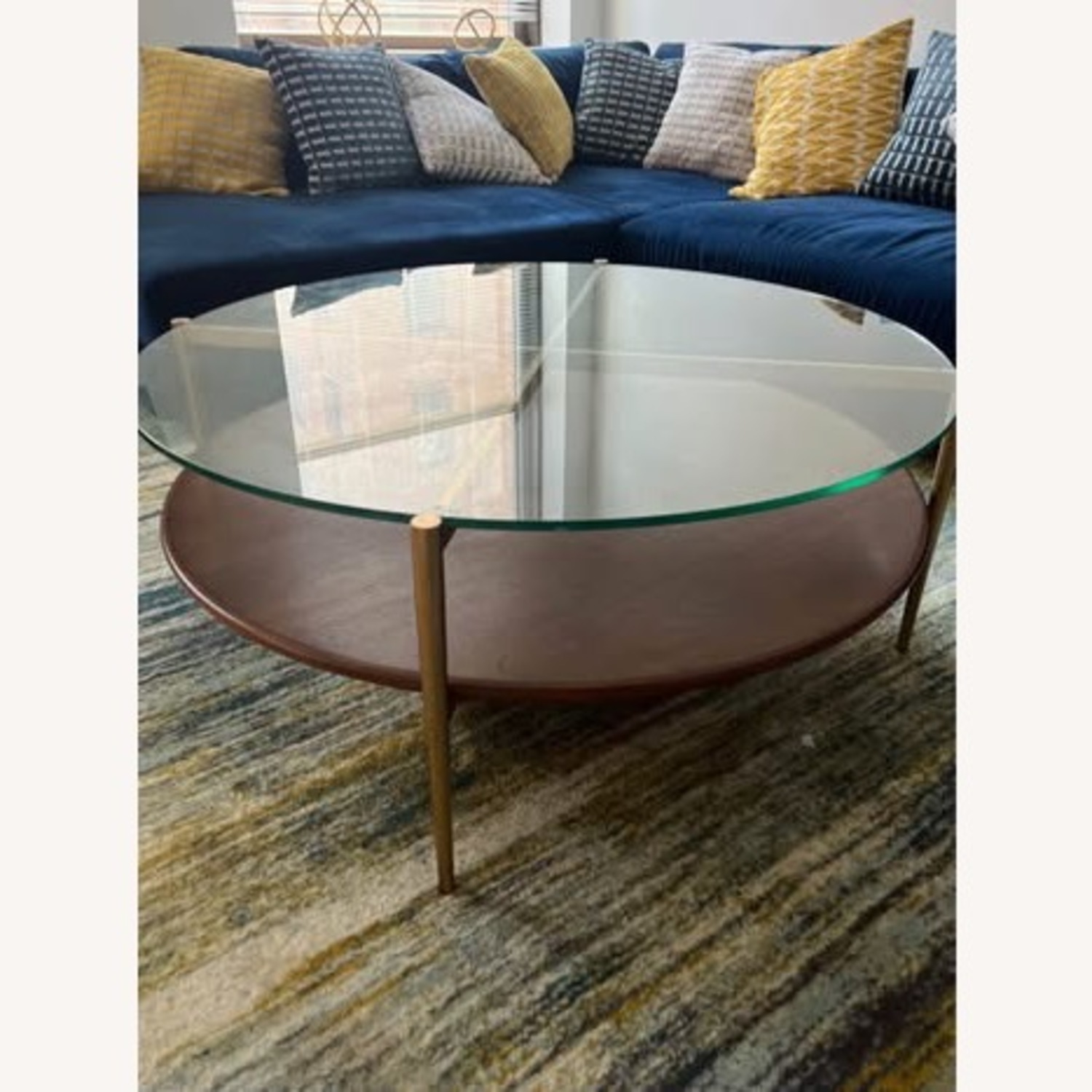 West Elm Mid Century Art Display Coffee Table - image-1