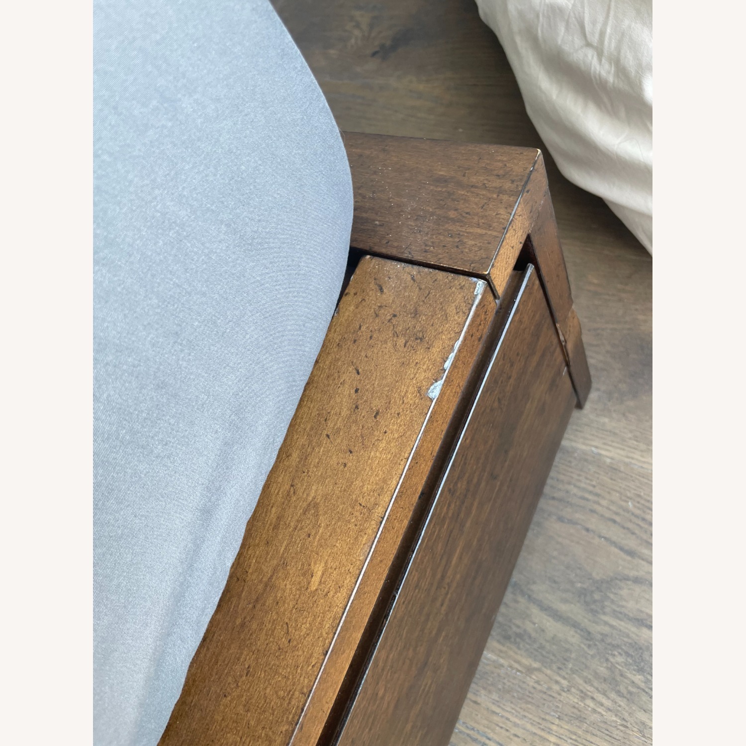 Crate and Barrel Hayden Smoke Queen Storage Bed - image-4