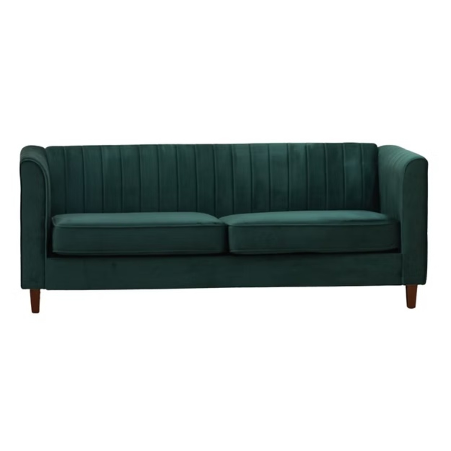 Green Velvet Sofa - image-4