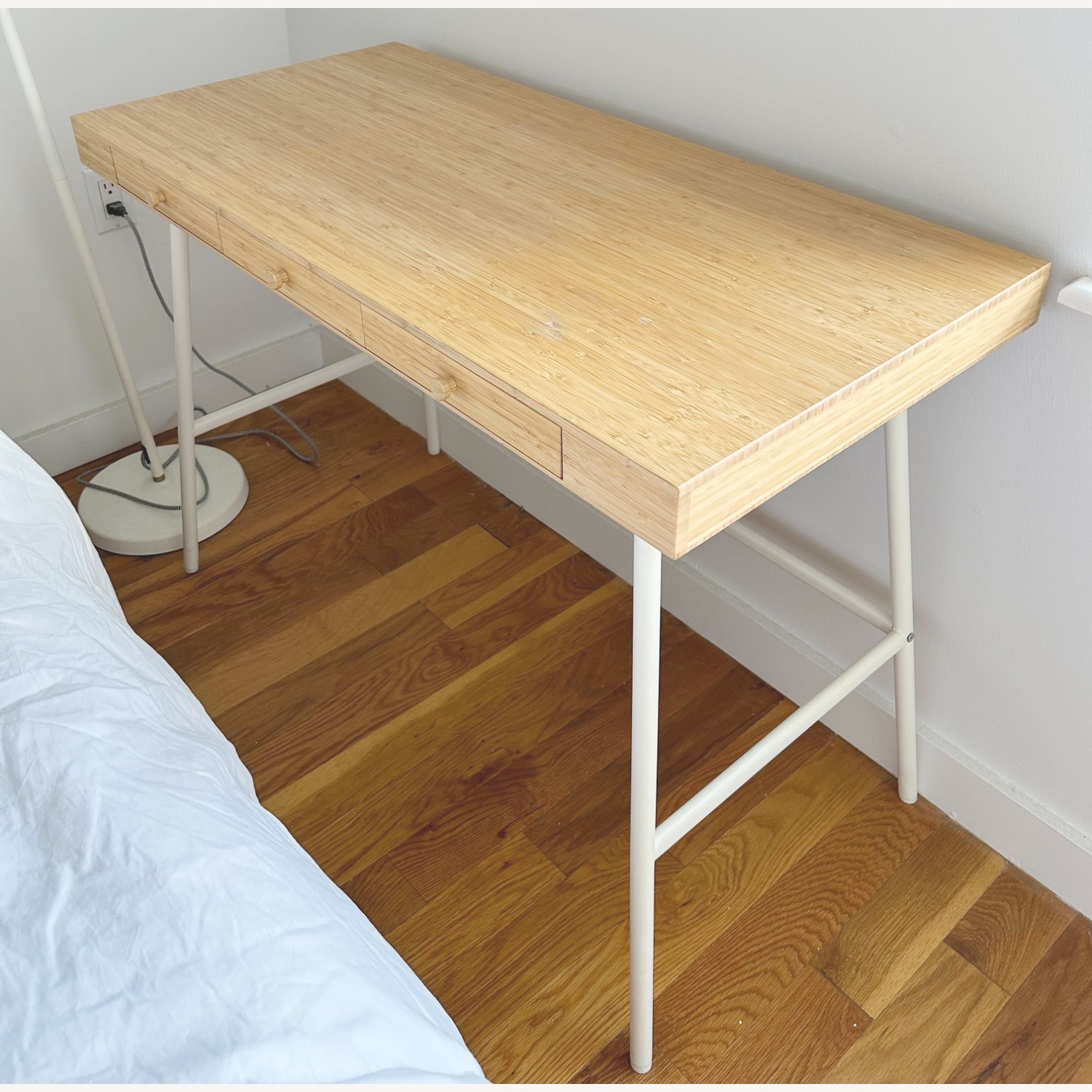IKEA Lillasen Bamboo Desk - AptDeco