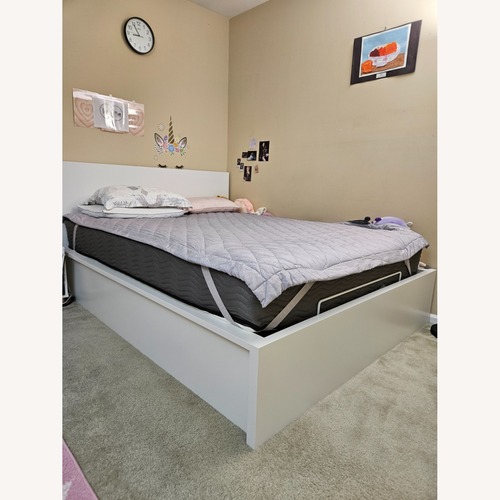 Used IKEA MALM Queen Size Storage Bed for sale on AptDeco