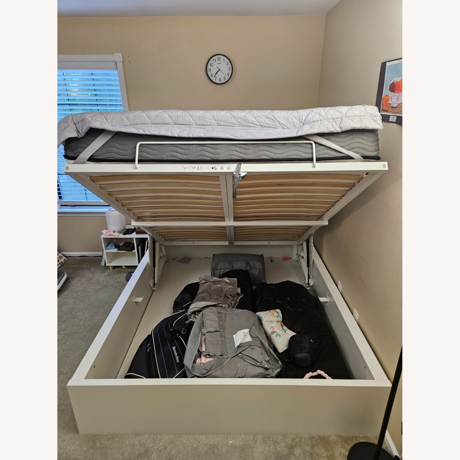 IKEA MALM Queen Size Storage Bed - AptDeco