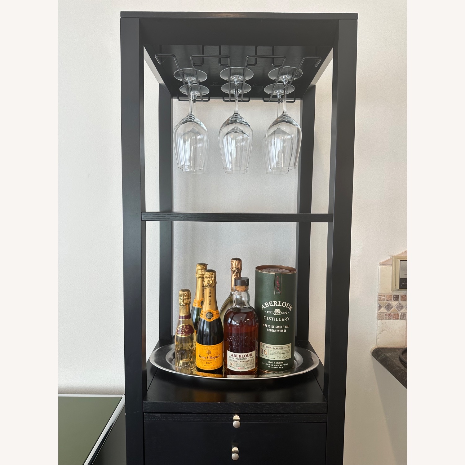 Crate & Barrel Triad Wine Tower - image-4