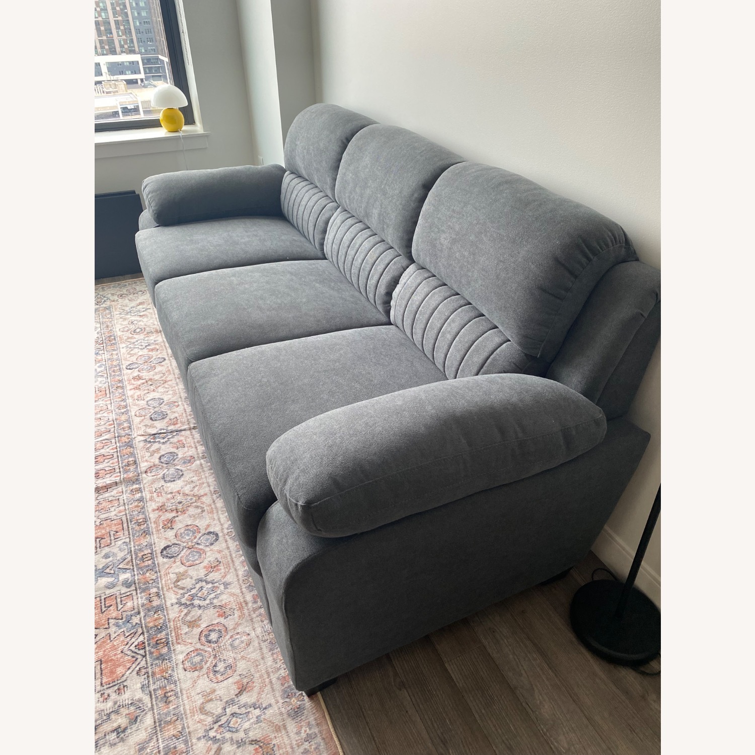 Raymour & Flanigan Felicia Sofa Dark Grey - image-2