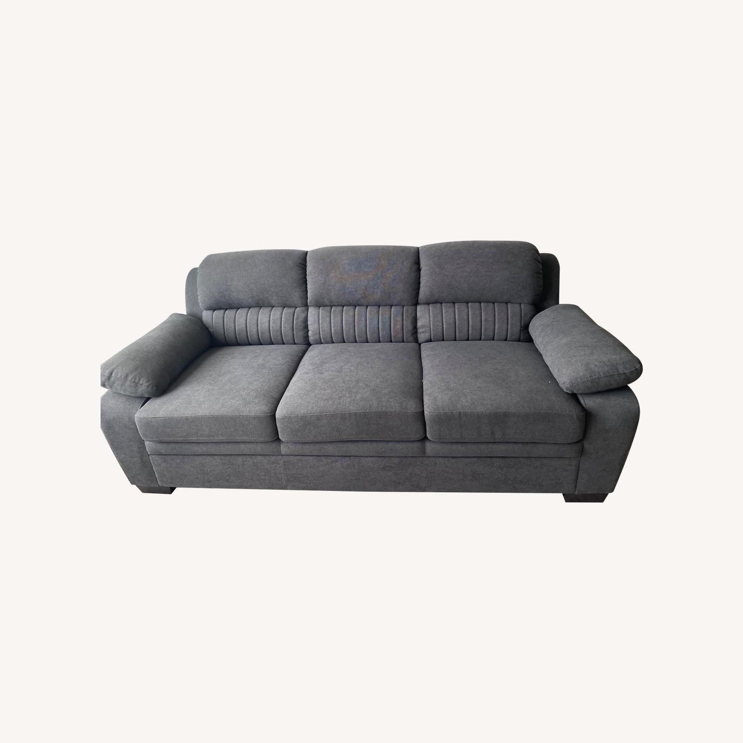 Raymour & Flanigan Felicia Sofa Dark Grey - image-0