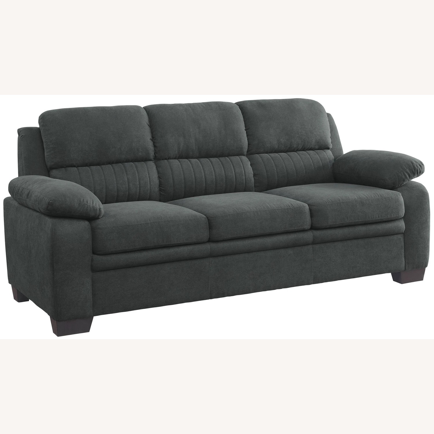 Raymour & Flanigan Felicia Sofa Dark Grey - image-4