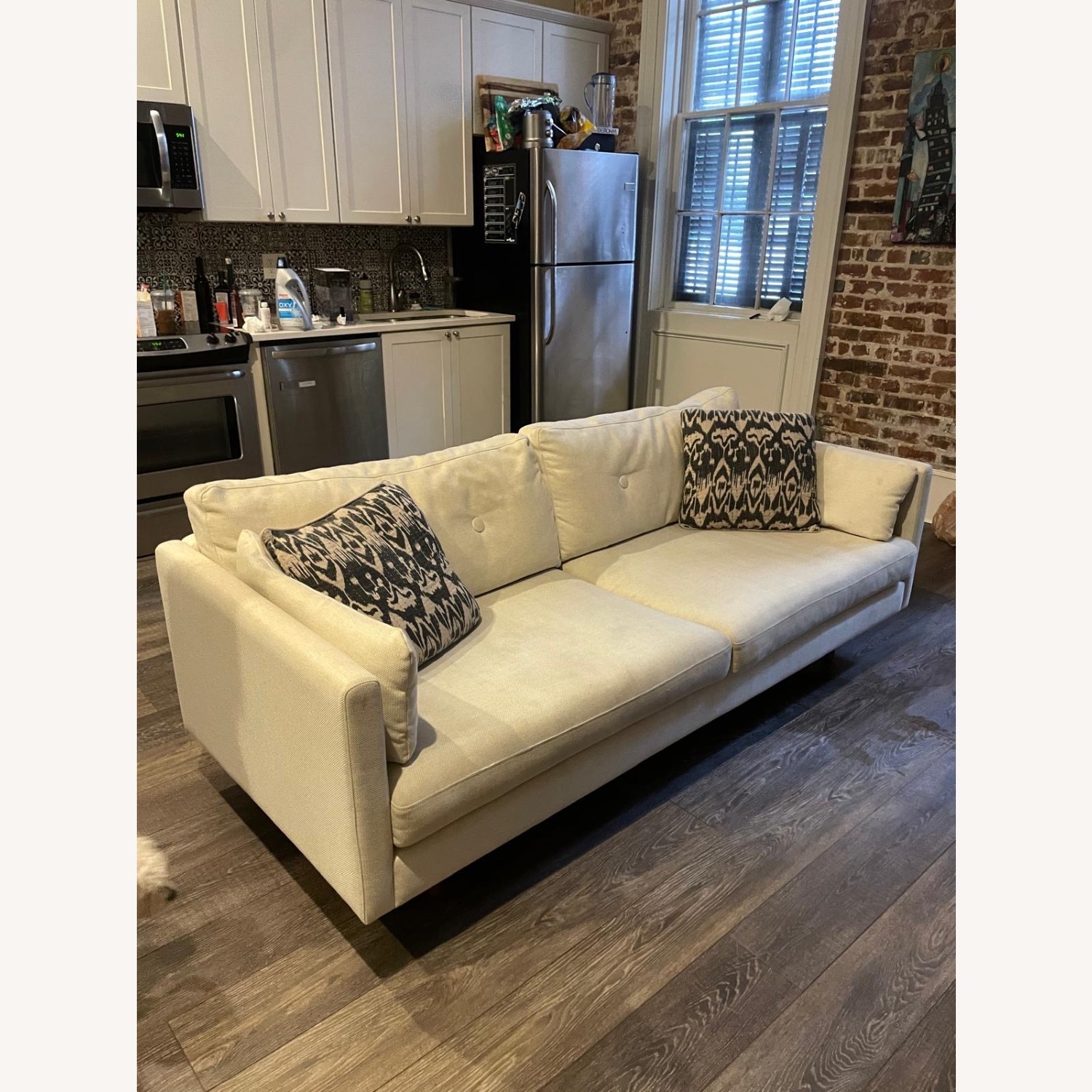 West Elm Beige Couch - image-3