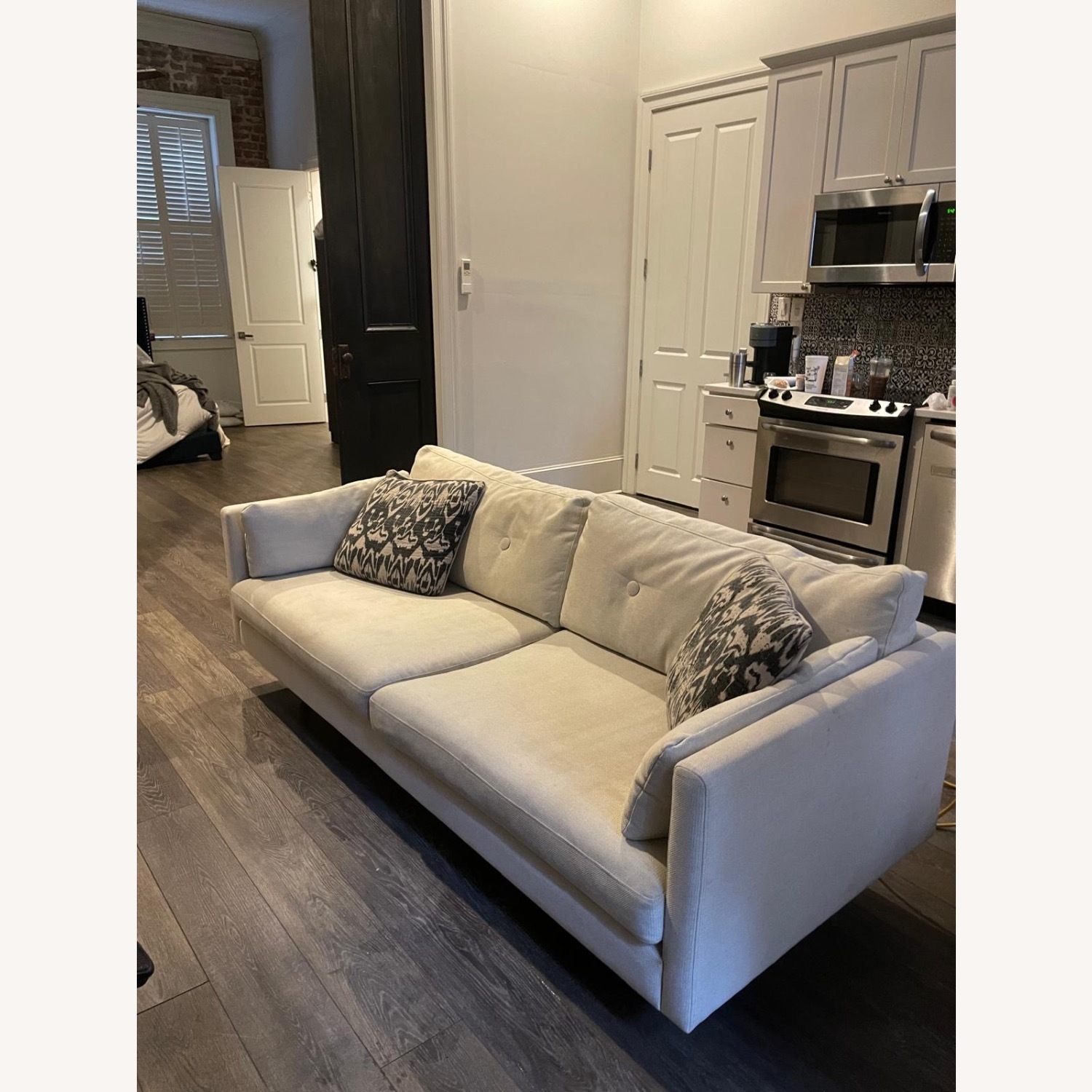 West Elm Beige Couch - image-2