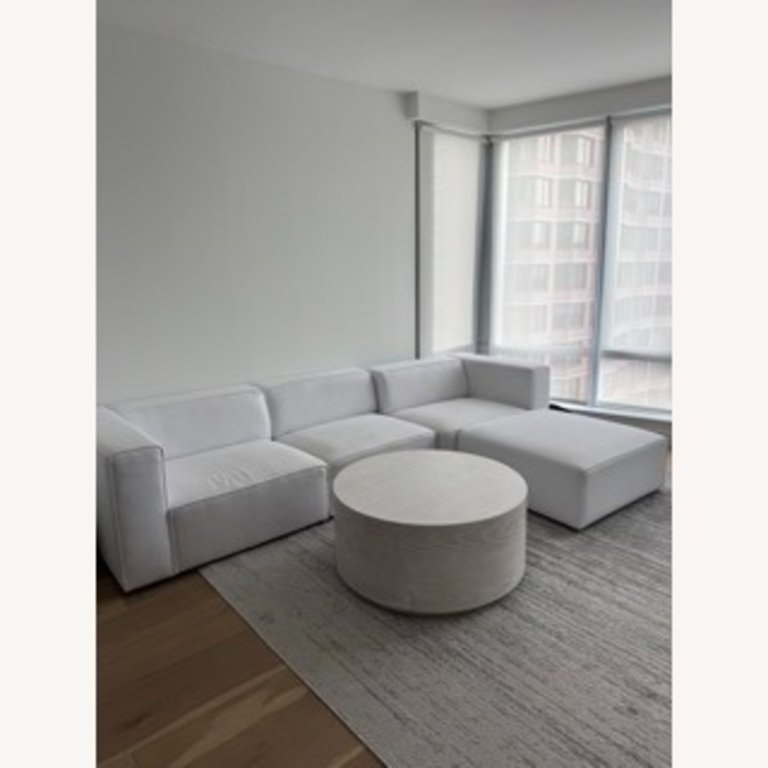 Contemporary Modern 3-Piece and Ottoman - image-3