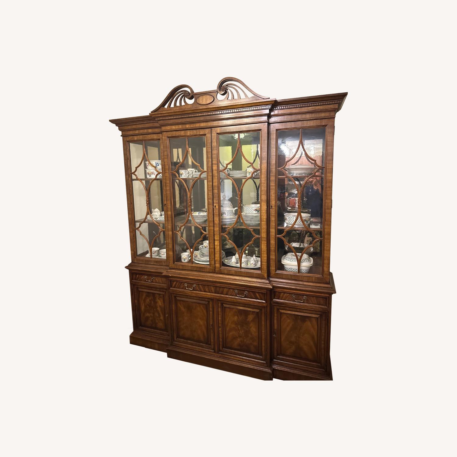Century Mahogany Hutch - image-0