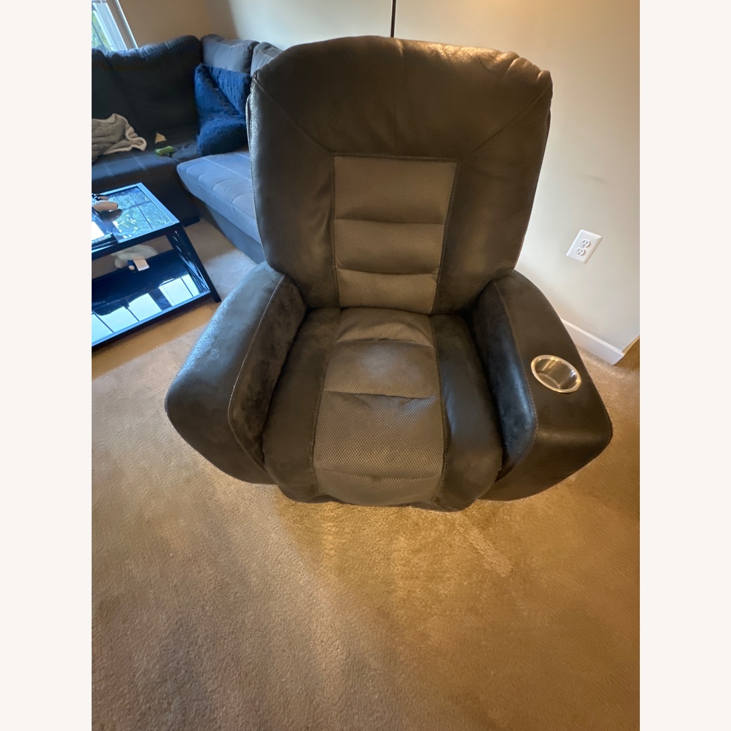 Black Reclining Chair - image-2