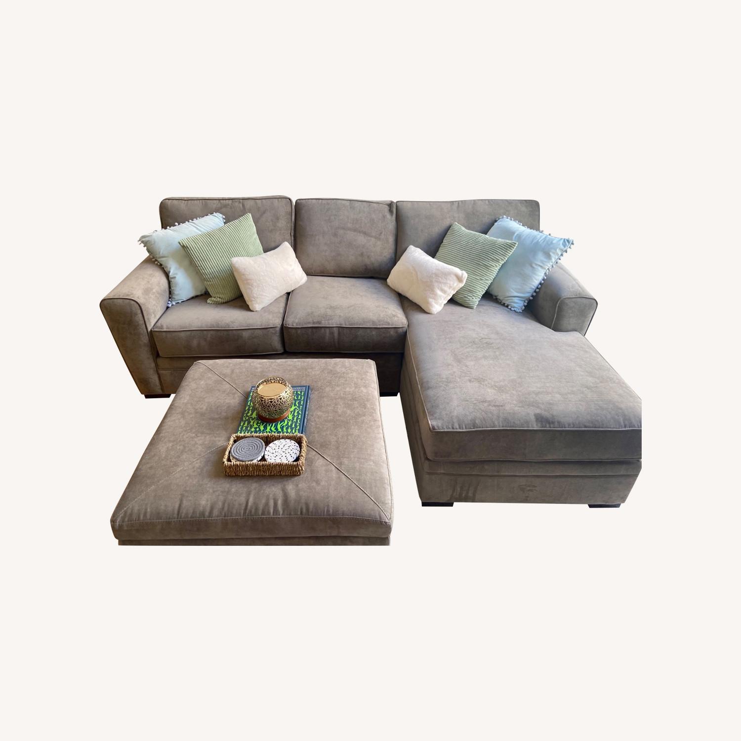 Raymour & Flanigan Artemis II Two Piece Sectional - image-0