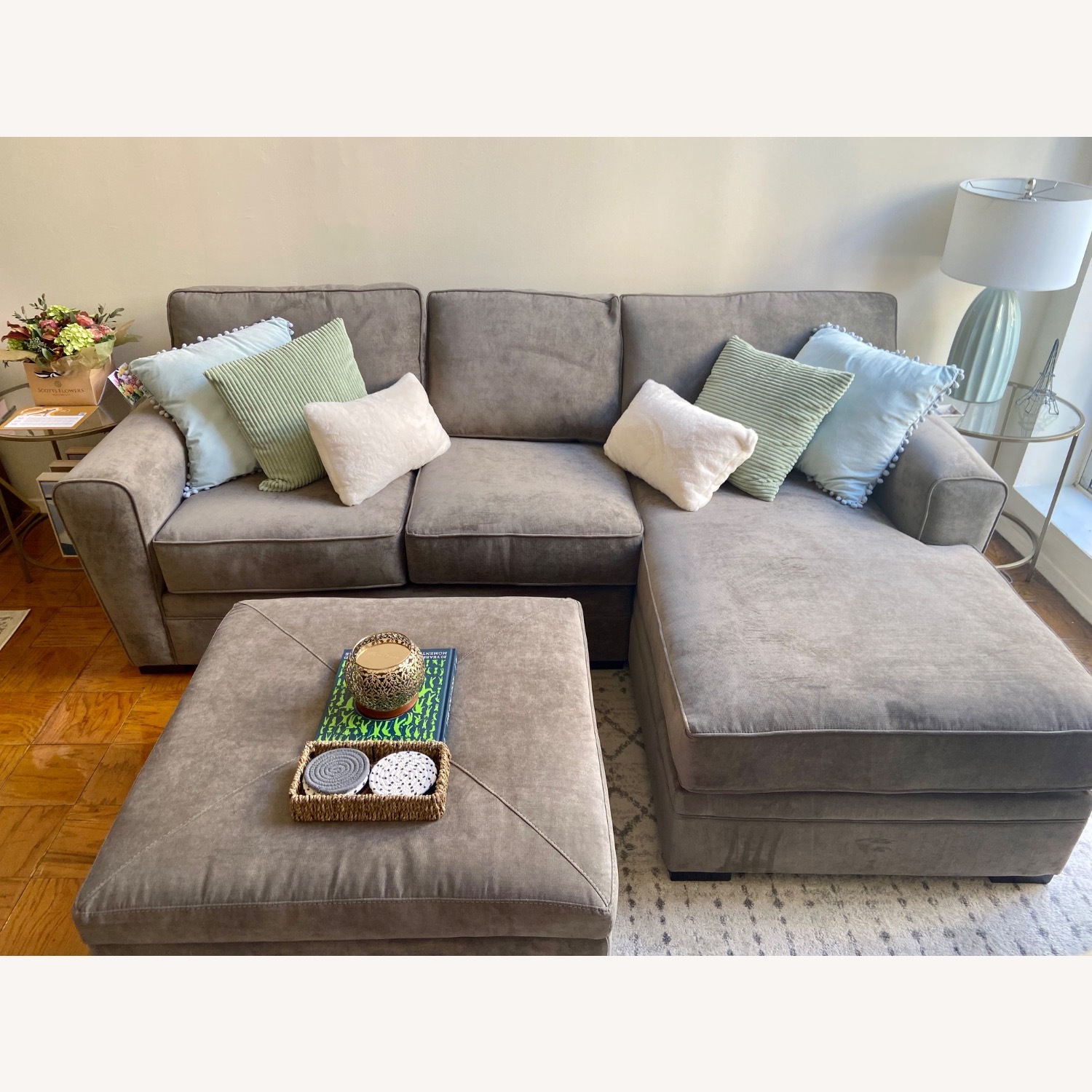 Raymour & Flanigan Artemis II Two Piece Sectional - image-1