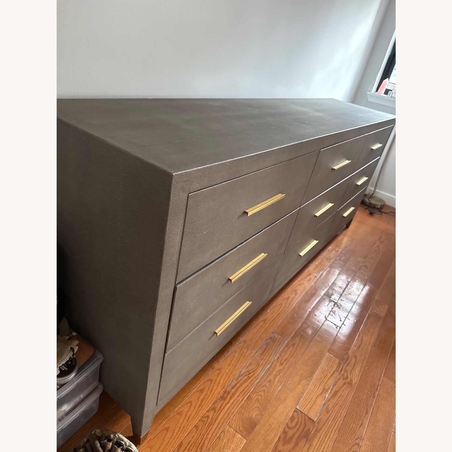Restoration Hardware Monarch 9 Drawer Dresser Shagreen - image-3