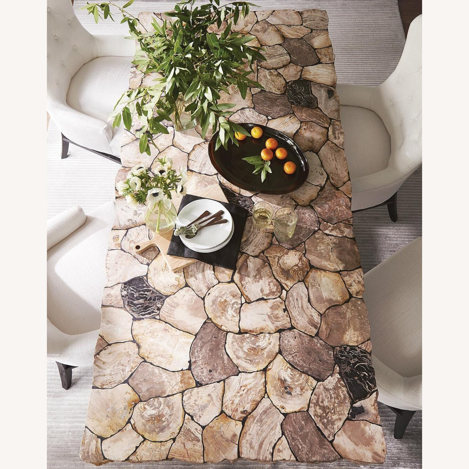 Arhaus Petra Dining Table Petrified Wood - image-6