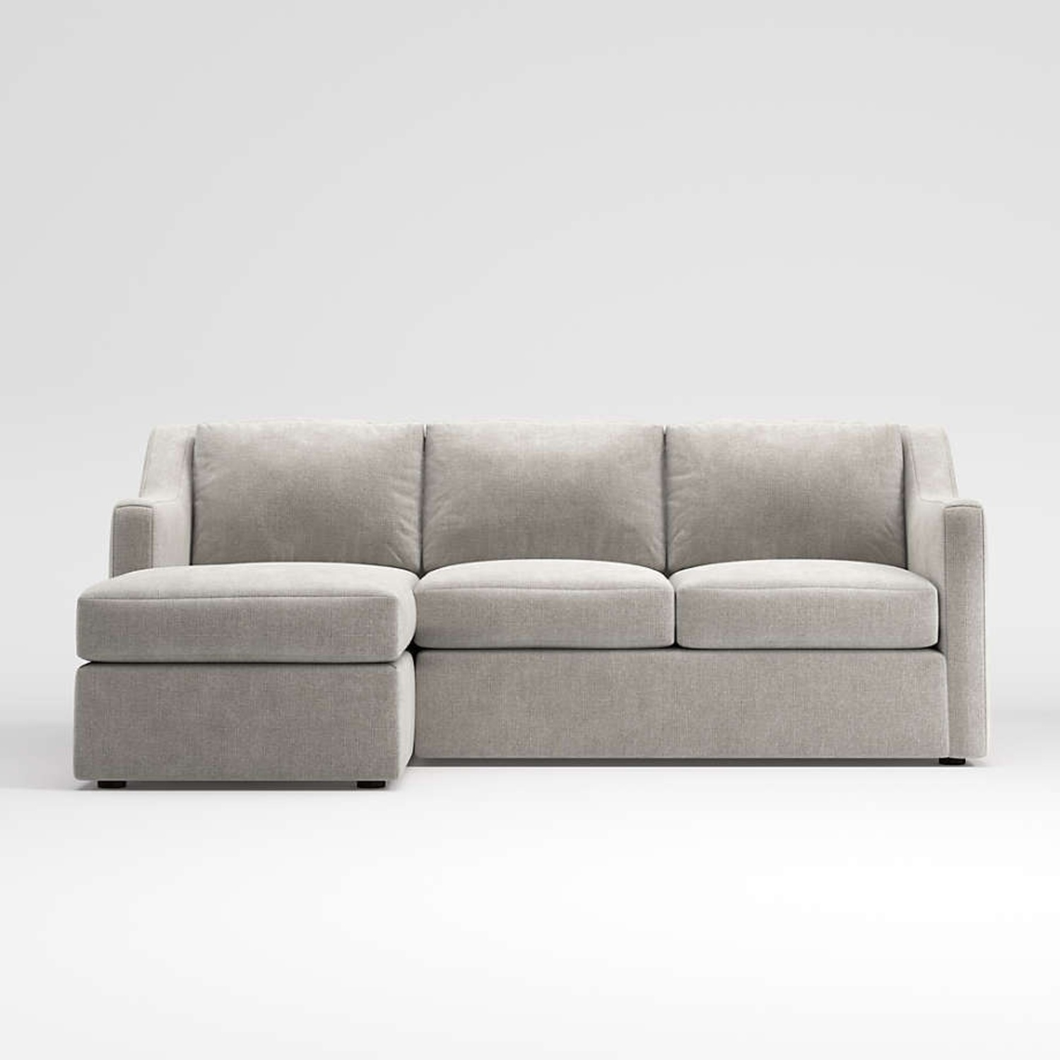 Crate & Barrel Sectional White Couch - image-4