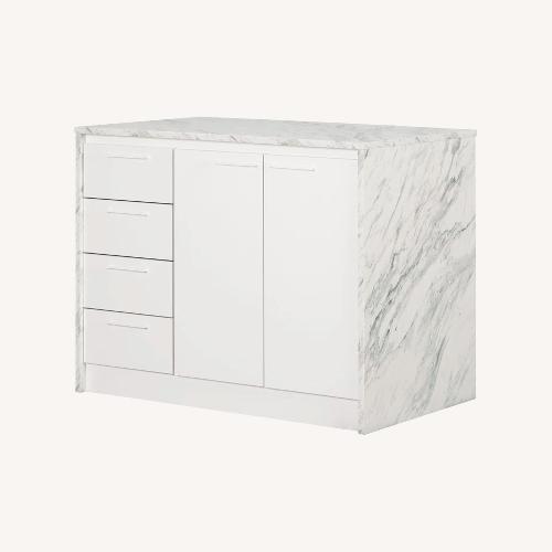 Used South Shore Myro Kitchen Island for sale on AptDeco