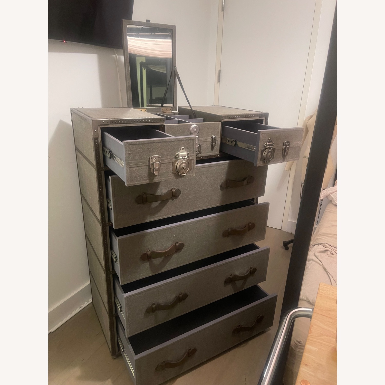 Restoration Hardware Eldon SteamerTrunk Tall Dresser - image-3