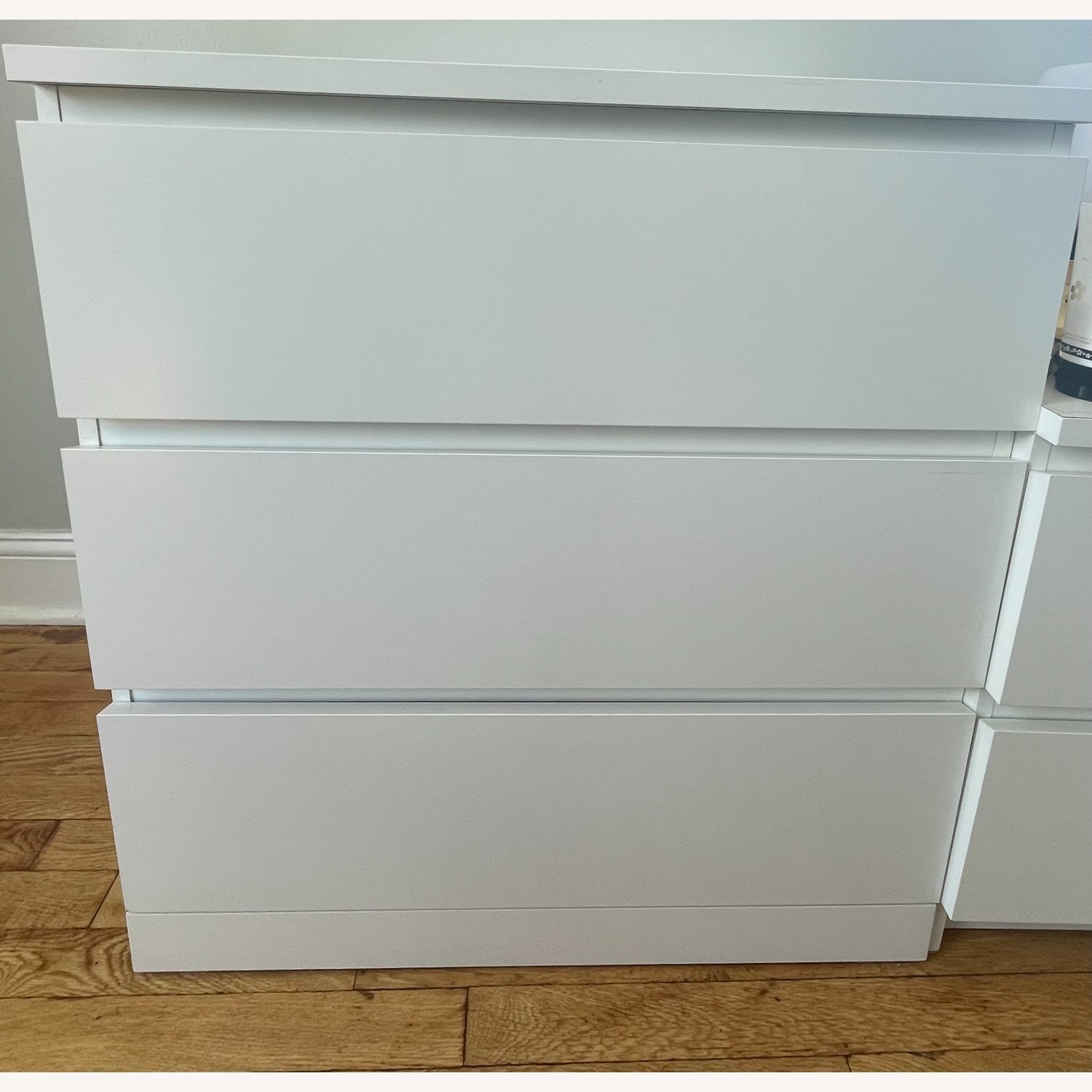 IKEA White 3 Drawer Dresser - image-1