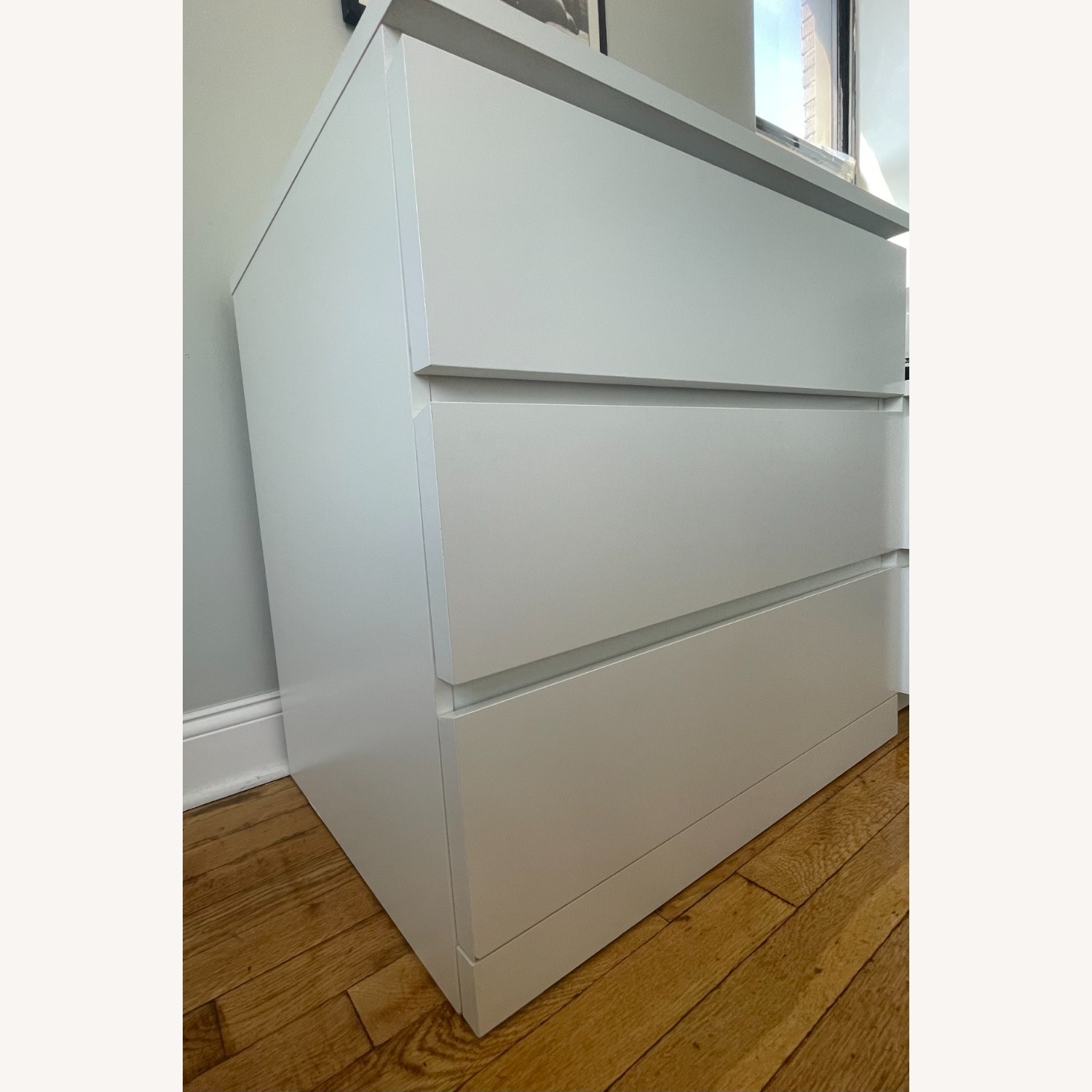 IKEA White 3 Drawer Dresser - image-2